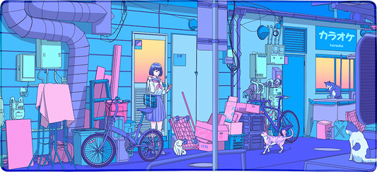 Alley Cats X-Large Mouse Pad