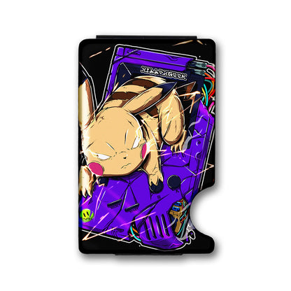 All in the Eyes Plexi Glass Acrylic Backed Metal Wallet