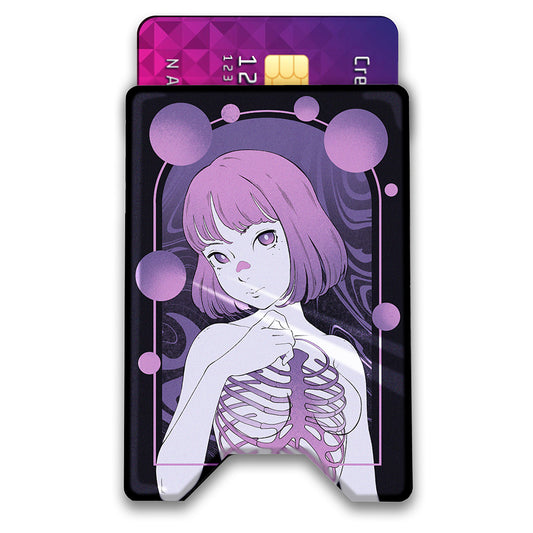 Balance Spell Plexi Glass Acrylic Backed 3D Printed Ultra Slim and Compact Wallet