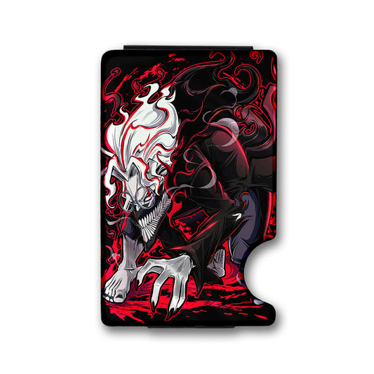 Big Grin Plexi Glass Acrylic Backed Metal Wallet