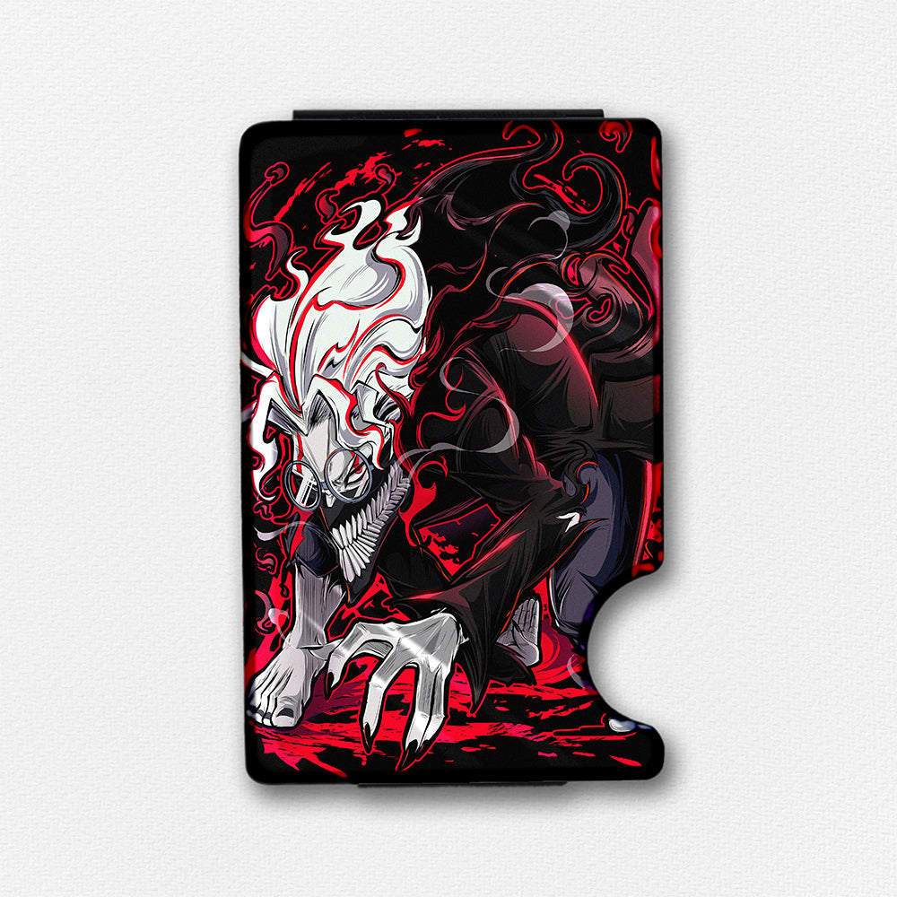 Big Grin Plexi Glass Acrylic Backed Metal Wallet