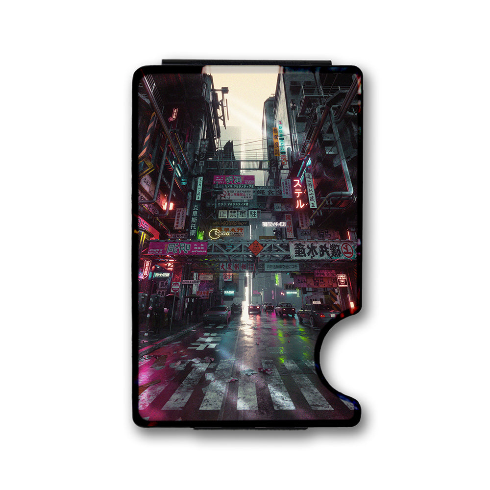Big Mess Plexi Glass Acrylic Backed Metal Wallet