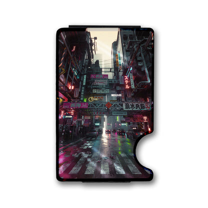 Big Mess Plexi Glass Acrylic Backed Metal Wallet