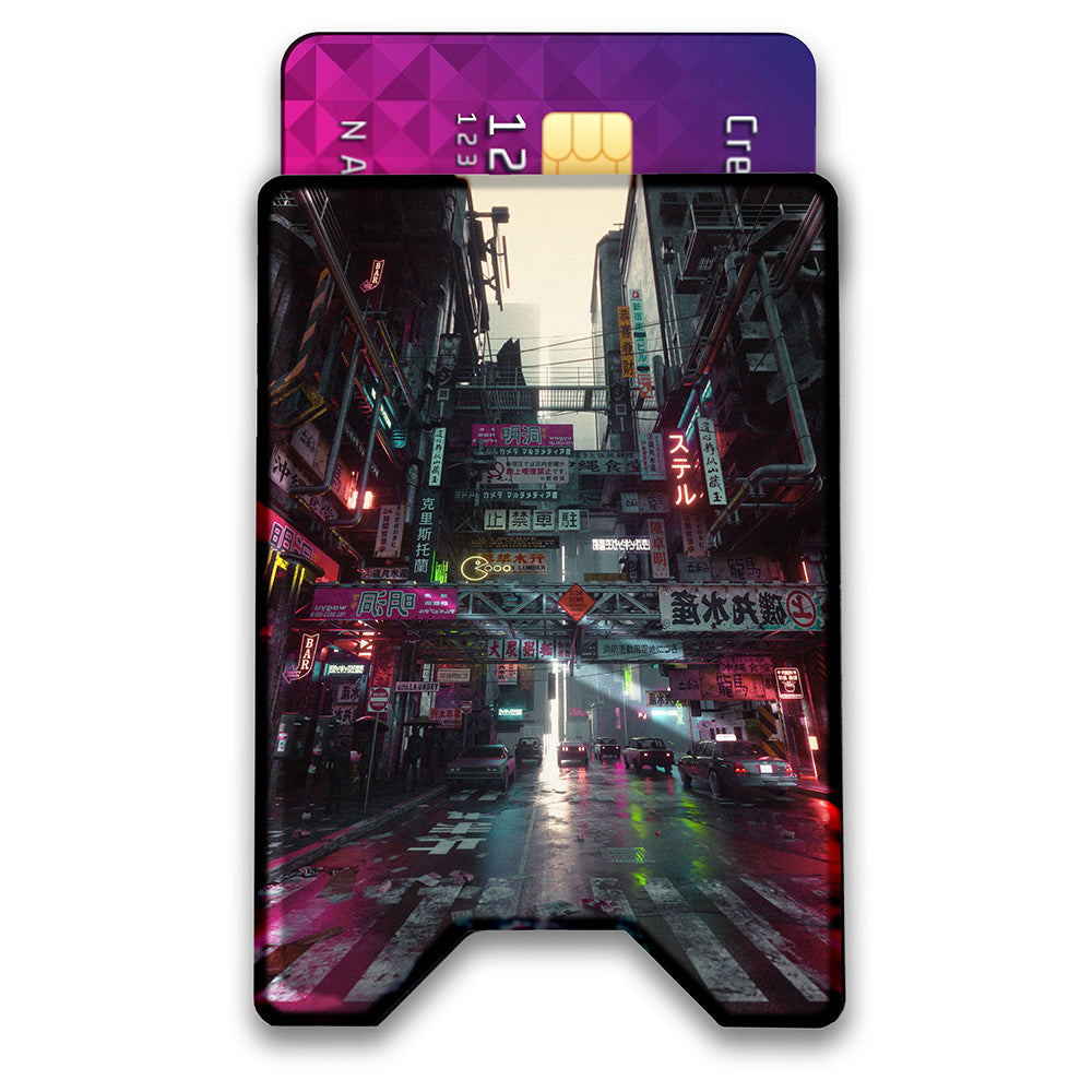 Big Mess Plexi Glass Acrylic Backed 3D Printed Ultra Slim and Compact Wallet