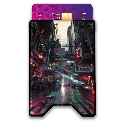 Big Mess Plexi Glass Acrylic Backed 3D Printed Ultra Slim and Compact Wallet