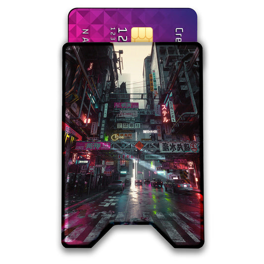 Big Mess Plexi Glass Acrylic Backed 3D Printed Ultra Slim and Compact Wallet