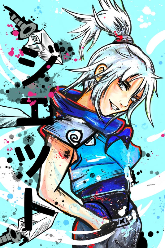 Blade Storm Plexi Glass Wall Art