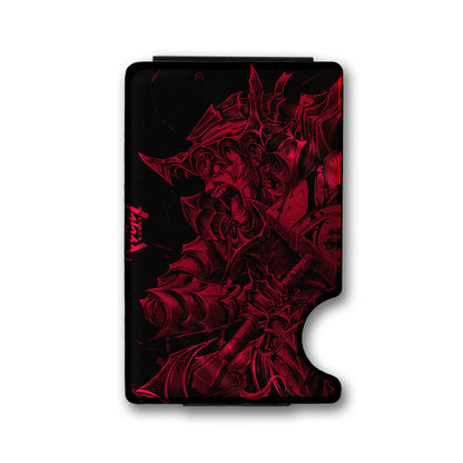 Bloody Armour Plexi Glass Acrylic Backed Metal Wallet