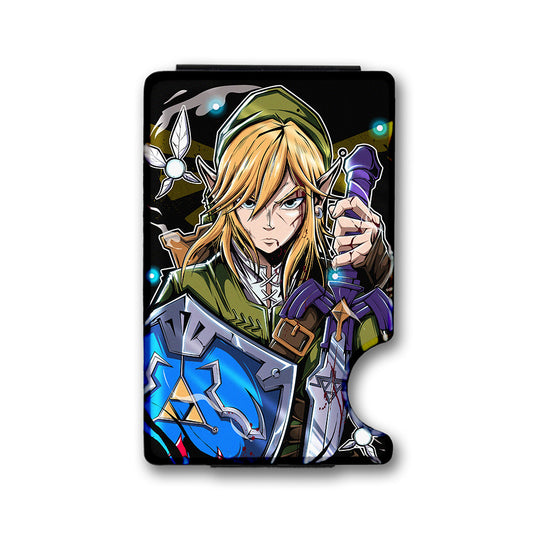 Bloody Shield Plexi Glass Acrylic Backed Metal Wallet