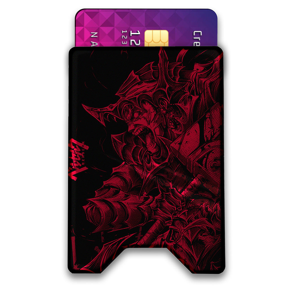 Bloody Armour Plexi Glass Acrylic Backed 3D Printed Ultra Slim and Compact Wallet