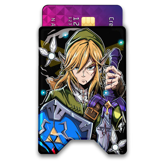 Bloody Shield Plexi Glass Acrylic Backed Metal Wallet