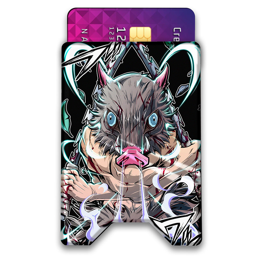 Boar's Breath Plexi Glass Acrylic Backed 3D Printed Ultra Slim and Compact Wallet