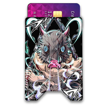 Boar's Breath Plexi Glass Acrylic Backed 3D Printed Ultra Slim and Compact Wallet