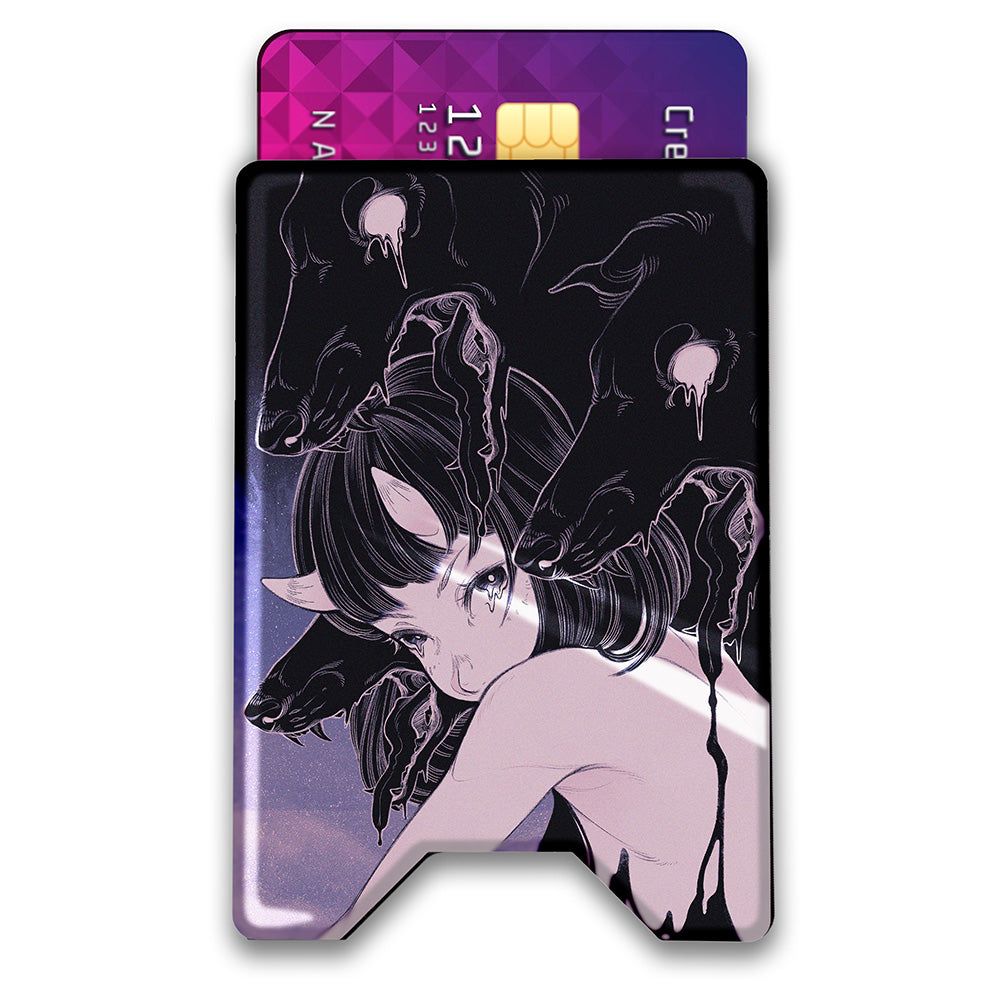 Borzoi Plexi Glass Acrylic Backed 3D Printed Ultra Slim and Compact Wallet