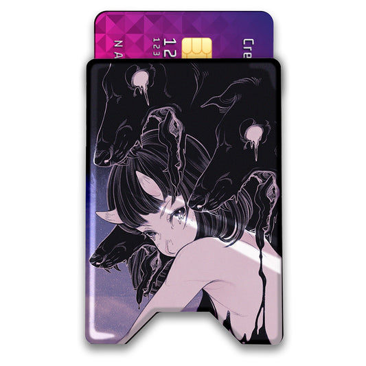 Borzoi Plexi Glass Acrylic Backed 3D Printed Ultra Slim and Compact Wallet