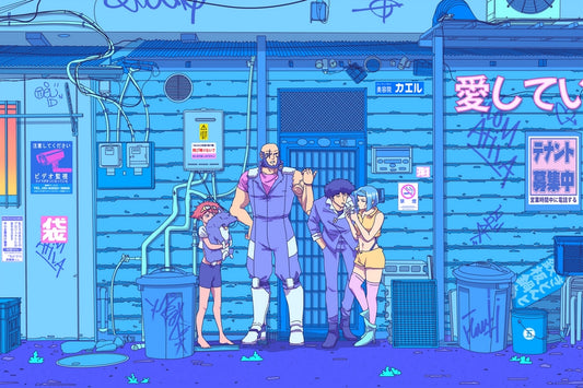 Bounty Hunter Alley Plexi Glass Wall Art