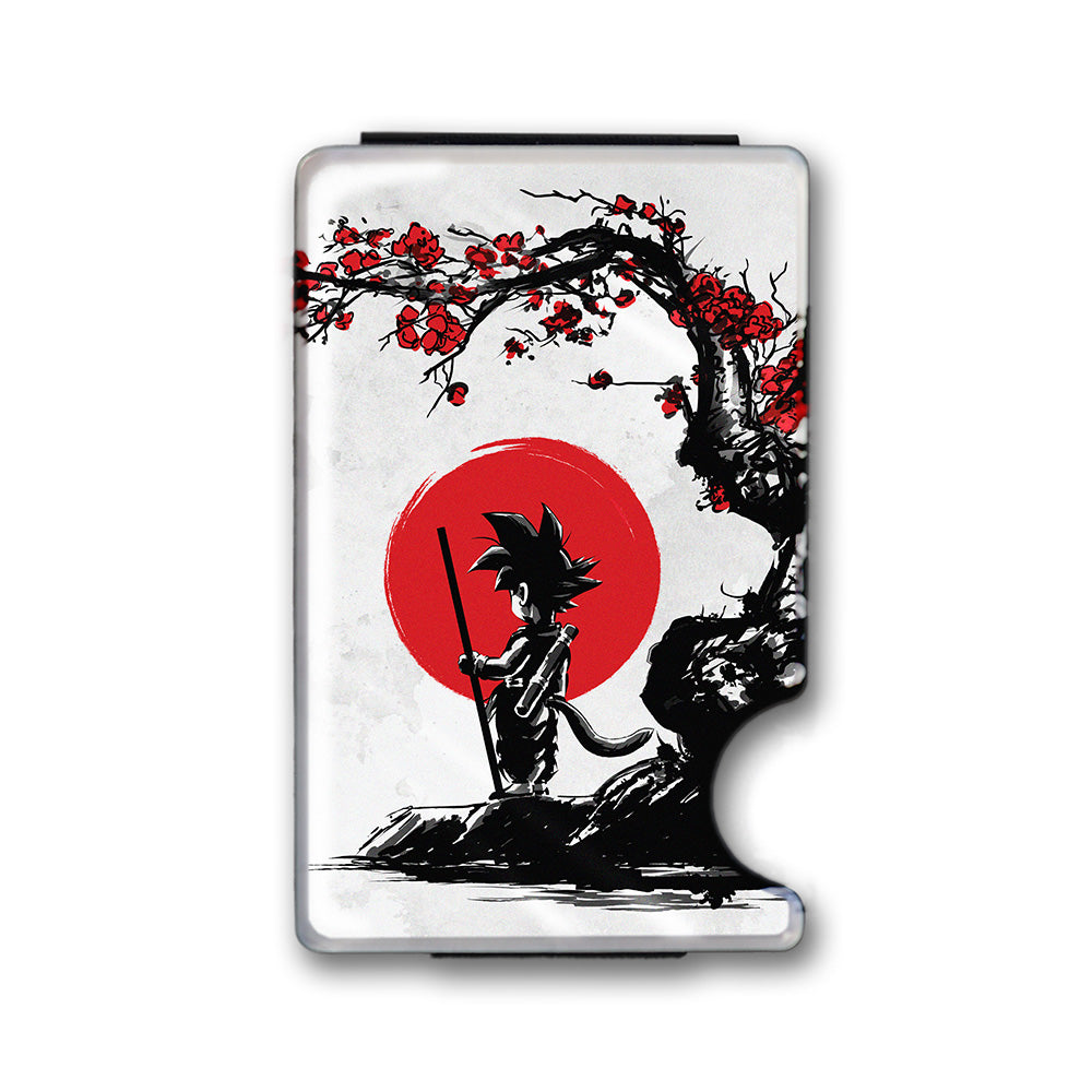 Boy Under the Sun Plexi Glass Acrylic Backed Metal Wallet