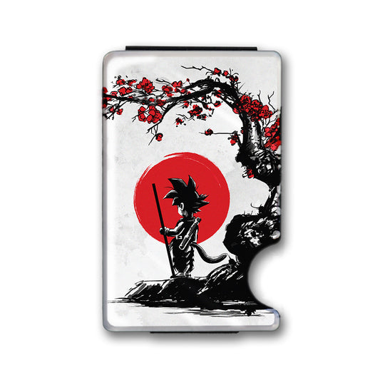 Boy Under the Sun Plexi Glass Acrylic Backed Metal Wallet