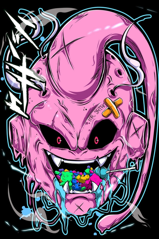 Candy Monster Plexi Glass Wall Art