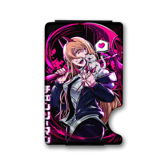 Cat Lover Plexi Glass Acrylic Backed Metal Wallet