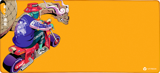 Commuting Dragon X-Large Mouse Pad