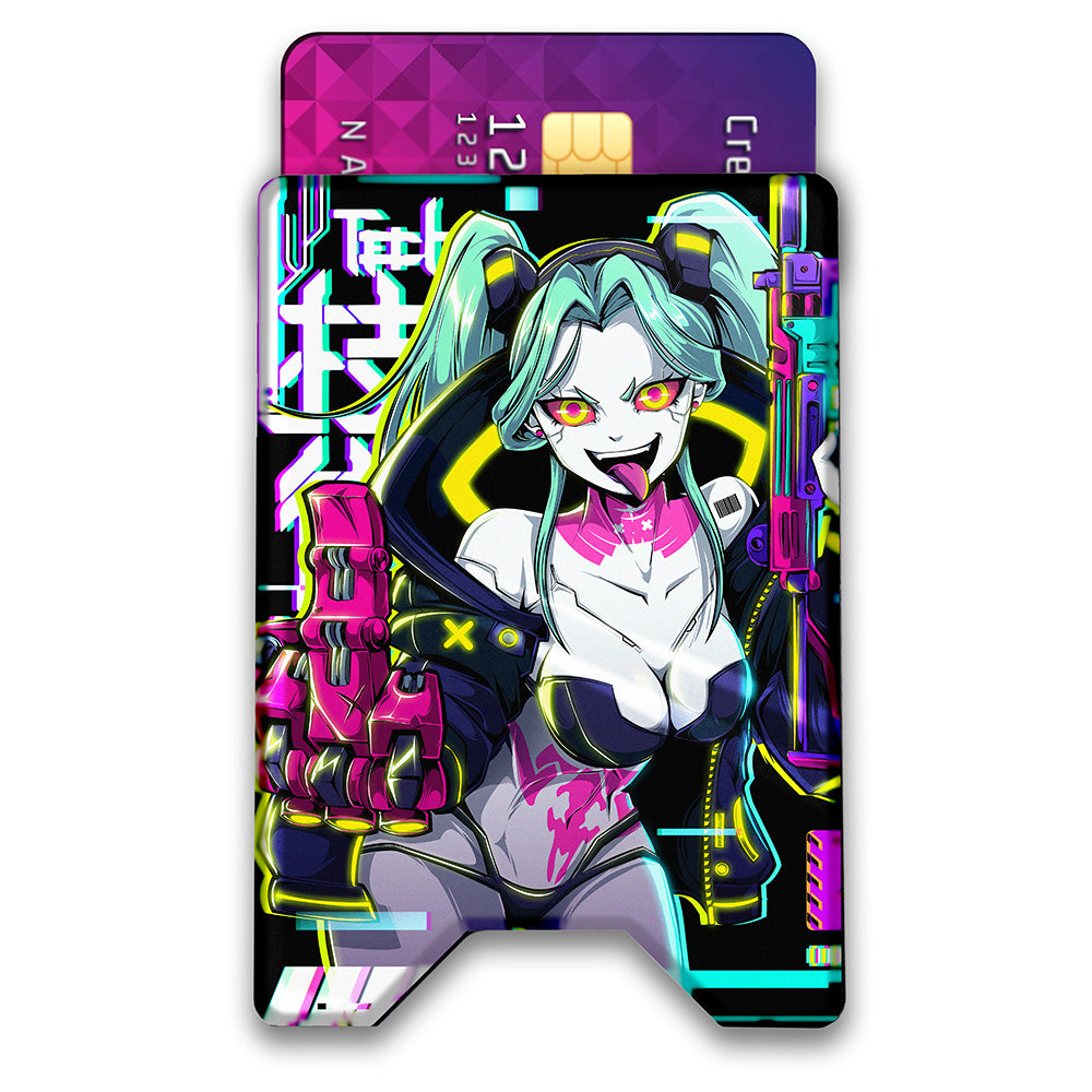 Crazy Cute Plexi Glass Acrylic Backed 3D Printed Ultra Slim and Compact Wallet