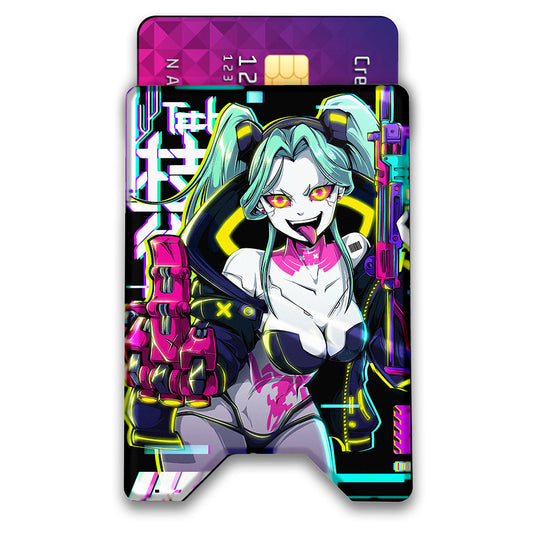 Crazy Cute Plexi Glass Acrylic Backed 3D Printed Ultra Slim and Compact Wallet