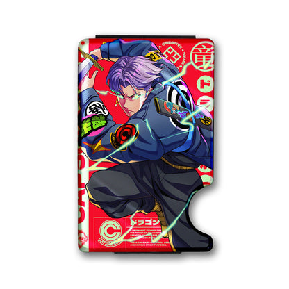 Creative Capsule Plexi Glass Acrylic Backed Metal Wallet