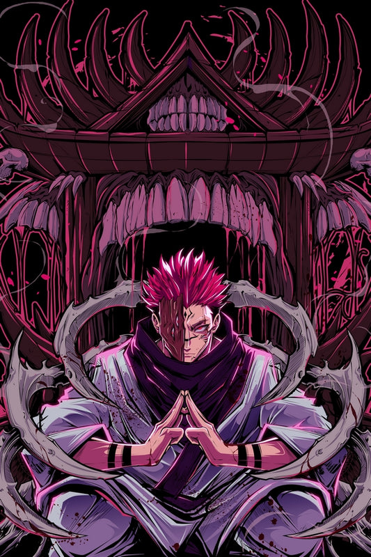 Curse King Plexi Glass Wall Art