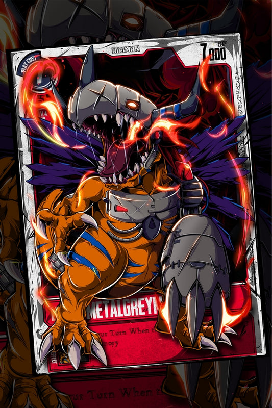 Cyber Dino Plexi Glass Wall Art