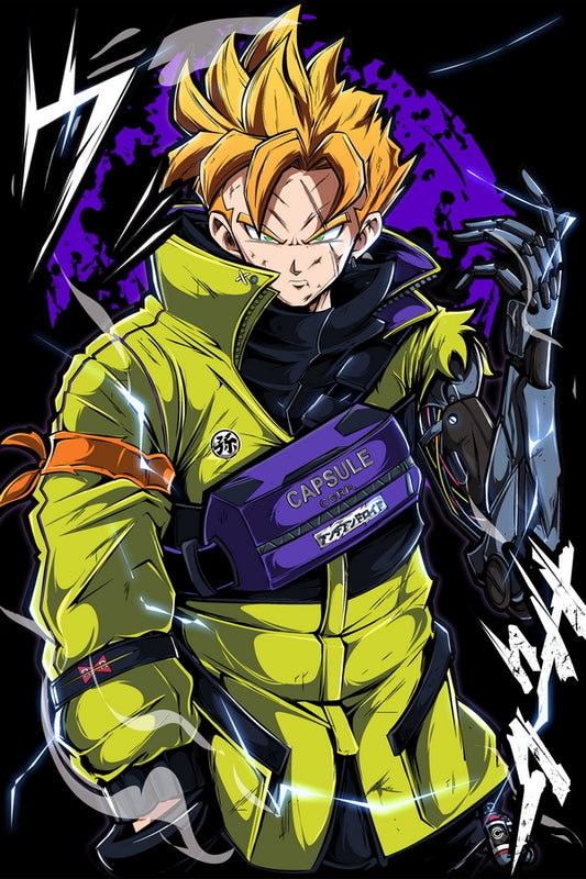 Cyber Fighter Plexi Glass Wall Art