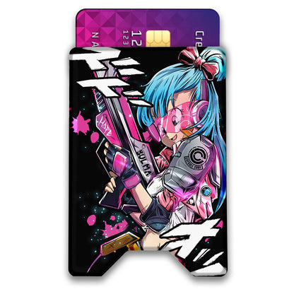 Cyber Core Plexi Glass Acrylic Backed 3D Printed Ultra Slim and Compact Wallet