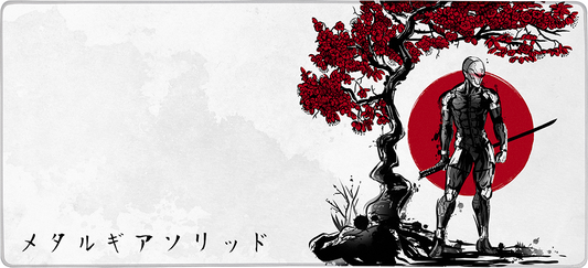 Cyborg Ninja under the sun X-Large Mouse Pad