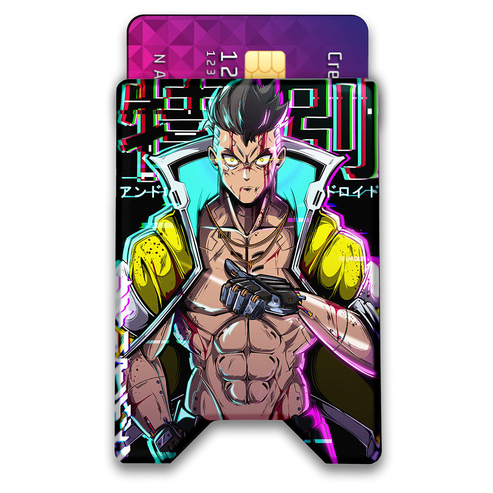 Cyborg Fist Plexi Glass Acrylic Backed 3D Printed Ultra Slim and Compact Wallet