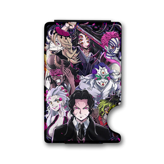 Deadly Demons Plexi Glass Acrylic Backed Metal Wallet