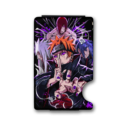 Deadly Team Plexi Glass Acrylic Backed Metal Wallet