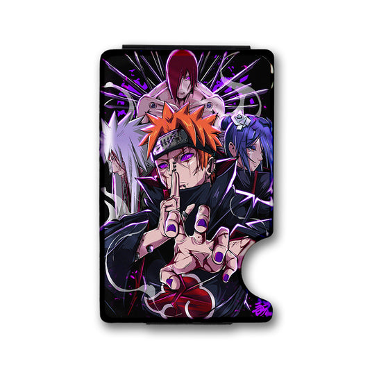 Deadly Team Plexi Glass Acrylic Backed Metal Wallet