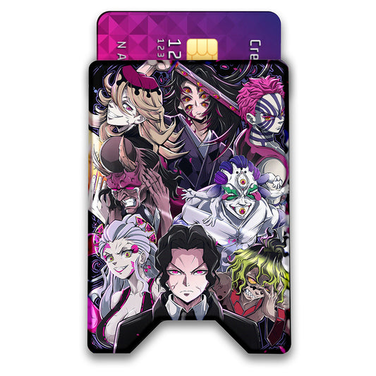 Deadly Demons Plexi Glass Acrylic Backed 3D Printed Ultra Slim and Compact Wallet