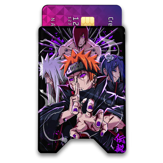 Deadly Team Plexi Glass Acrylic Backed 3D Printed Ultra Slim and Compact Wallet