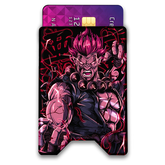 Demon Complex Plexi Glass Acrylic Backed 3D Printed Ultra Slim and Compact Wallet