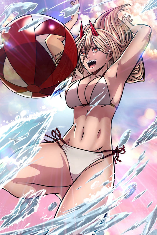 Devil at the Beach Plexi Glass Wall Art