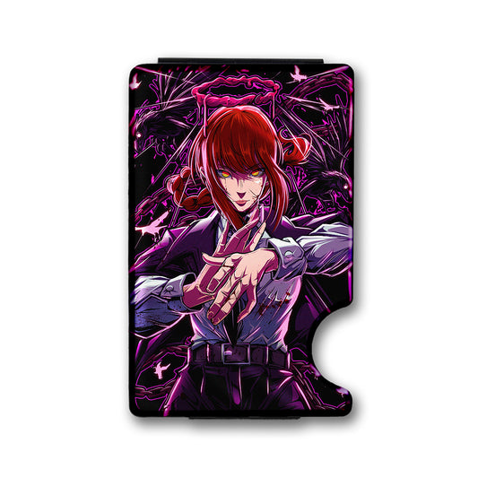 Devil of Domination Plexi Glass Acrylic Backed Metal Wallet