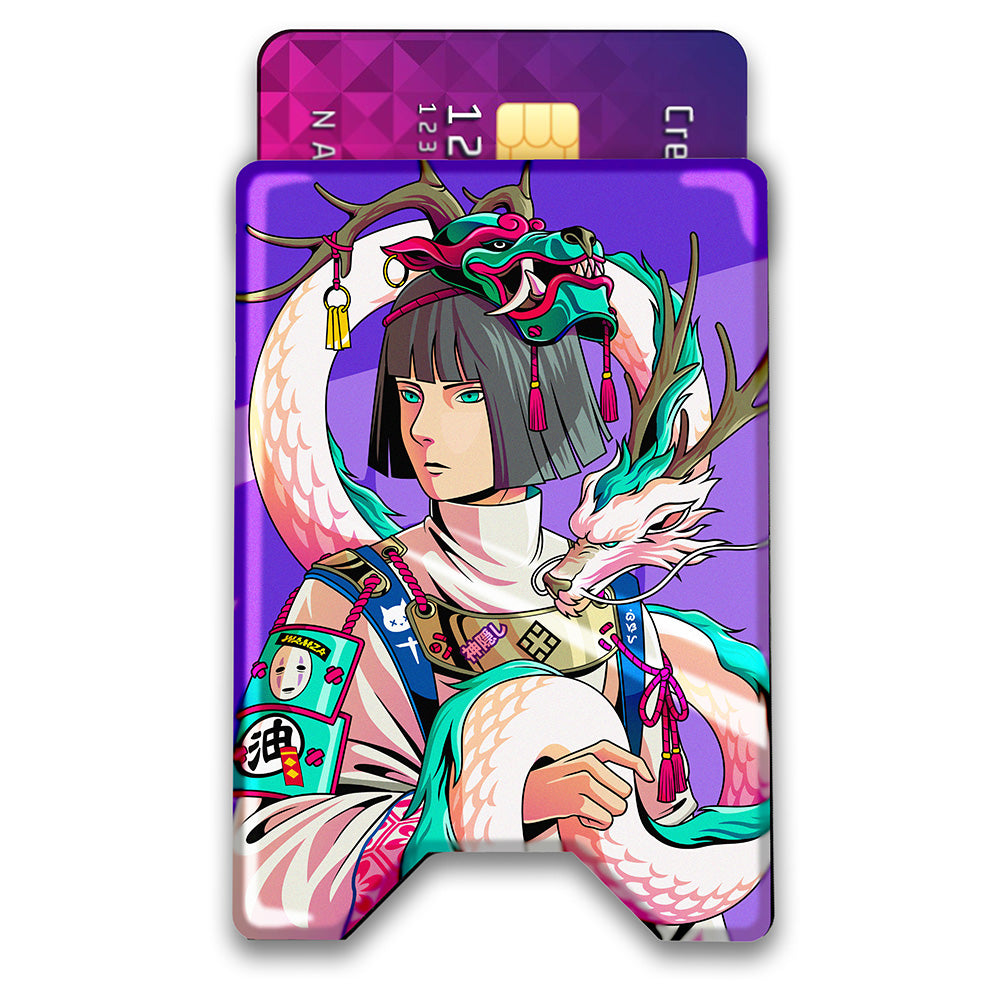 Dragon King Plexi Glass Acrylic Backed 3D Printed Ultra Slim and Compact Wallet