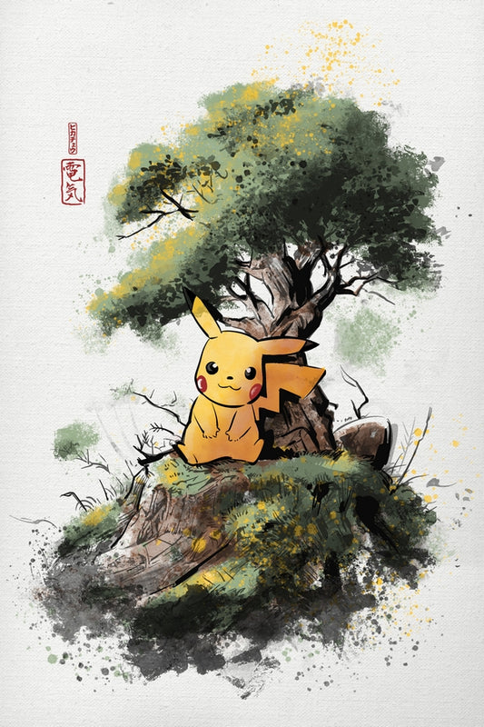 Electric Under the Tree Plexi Glass Wall Art