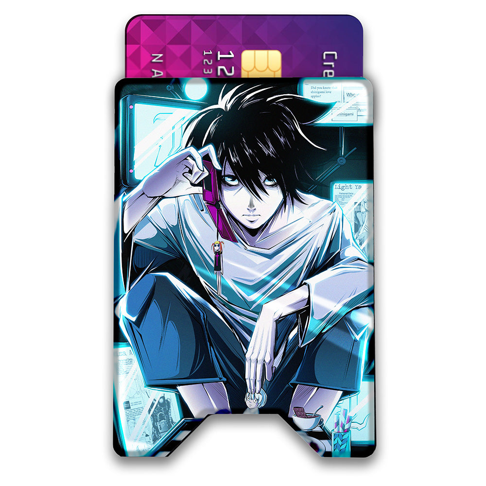 Eye for an Eye Plexi Glass Acrylic Backed 3D Printed Ultra Slim and Compact Wallet