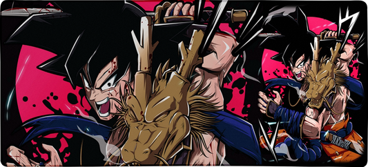 Fighting Samurai X-Large Mouse Pad