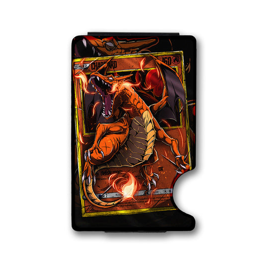 Fire Evolution Plexi Glass Acrylic Backed Metal Wallet