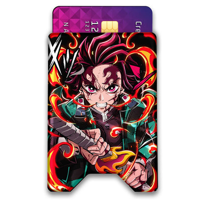 Fire Breathing Plexi Glass Acrylic Backed 3D Printed Ultra Slim and Compact Wallet