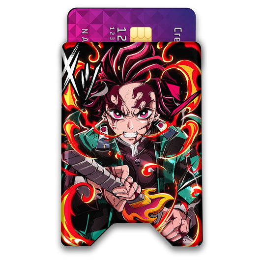 Fire Breathing Plexi Glass Acrylic Backed 3D Printed Ultra Slim and Compact Wallet