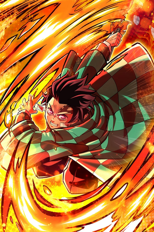 Flame Sword Plexi Glass Wall Art